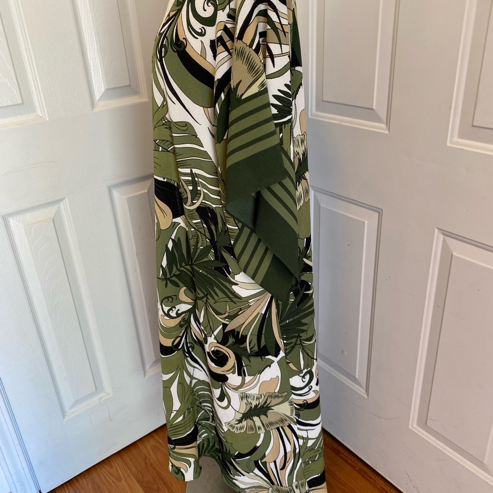 Attitudes by Renee Petite Border Print Duster